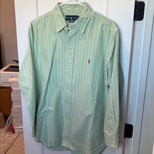 Ralph Lauren L/S Oxford Shirt - Light Green